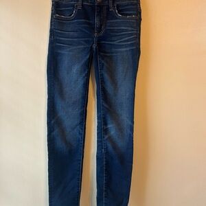 American Eagle Outfitters Dark Blue Skinny Jeans